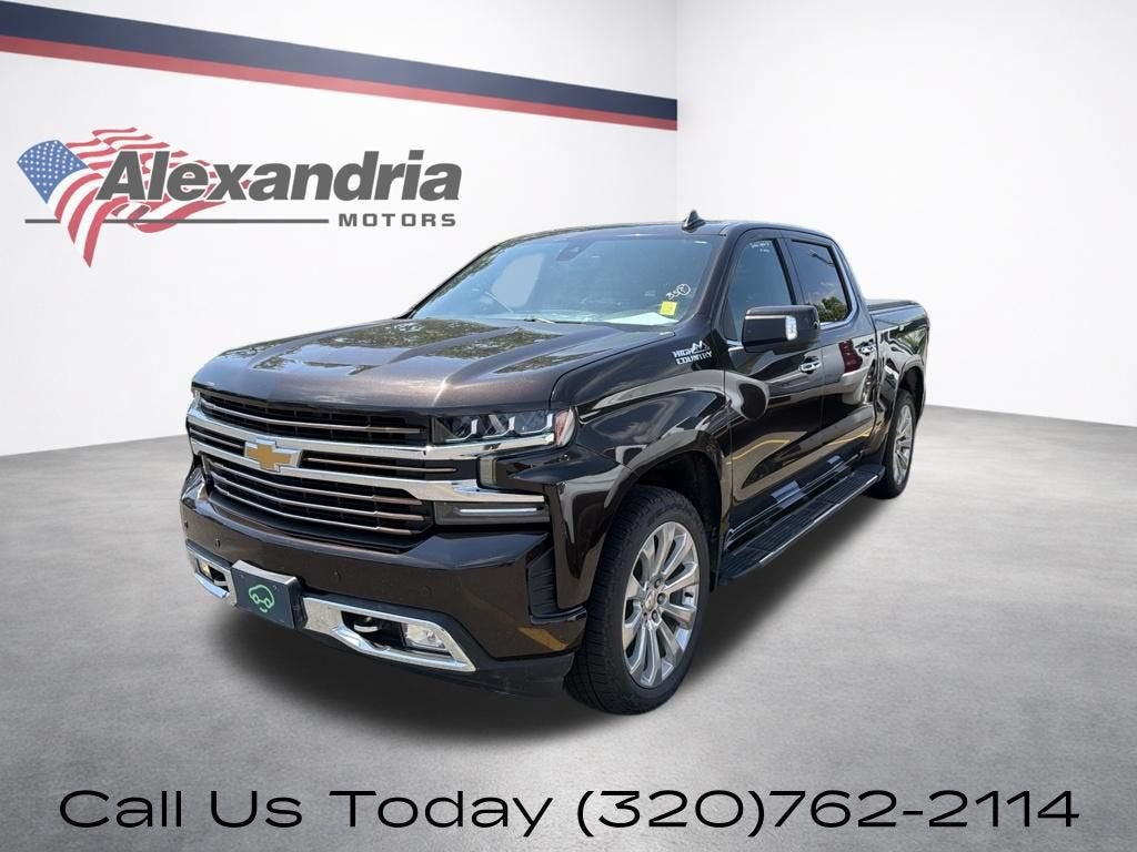2019 Chevrolet Silverado 1500 High Country in Havana Brown Metallic — front three-quarter view